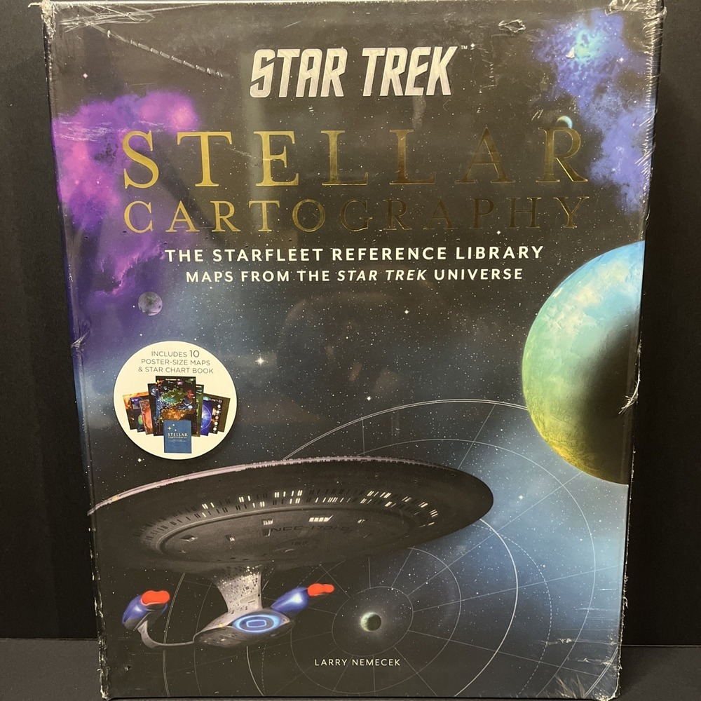 Star Trek Stellar Cartography Starfleet Reference Library Maps Brand New Sealed